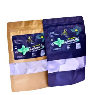 slimming tea and green tea package